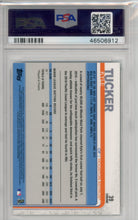 Load image into Gallery viewer, 2019 Topps Chrome Kyle Tucker Rookie Running Prism Refractor Astros PSA 9 Mint