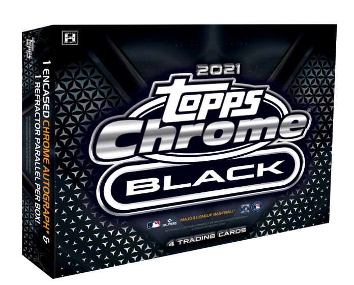 2021 Topps Chrome Black Hobby authentic Box