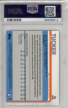 Load image into Gallery viewer, 2019 Topps Chrome Kyle Tucker Rookie Running Prism Refractor Astros PSA 9 Mint
